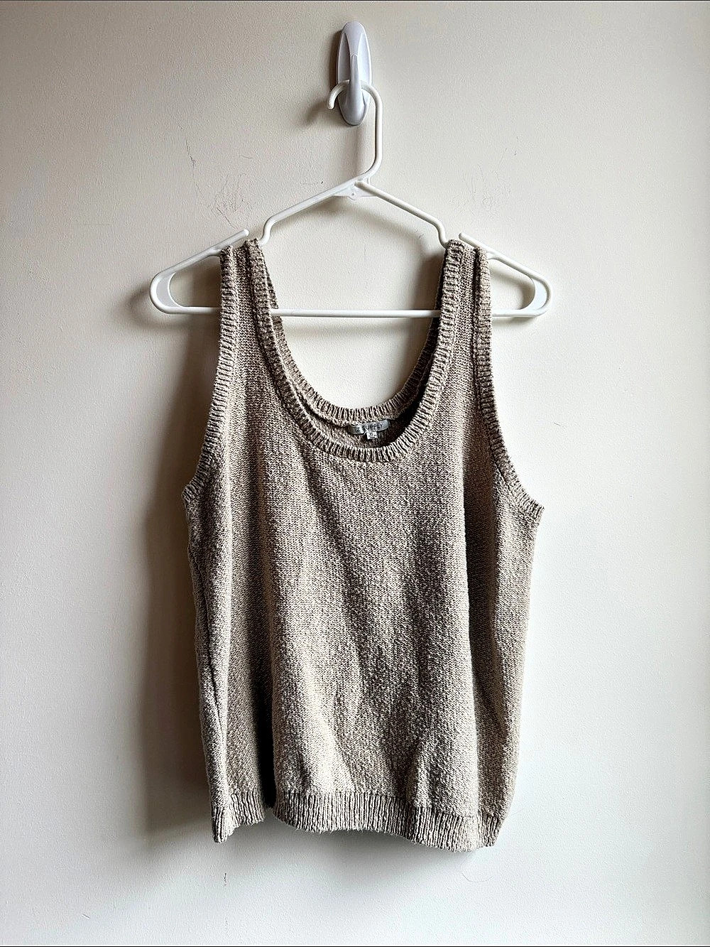 Z Supply Knit Tank Top in Brown Size XL Like New